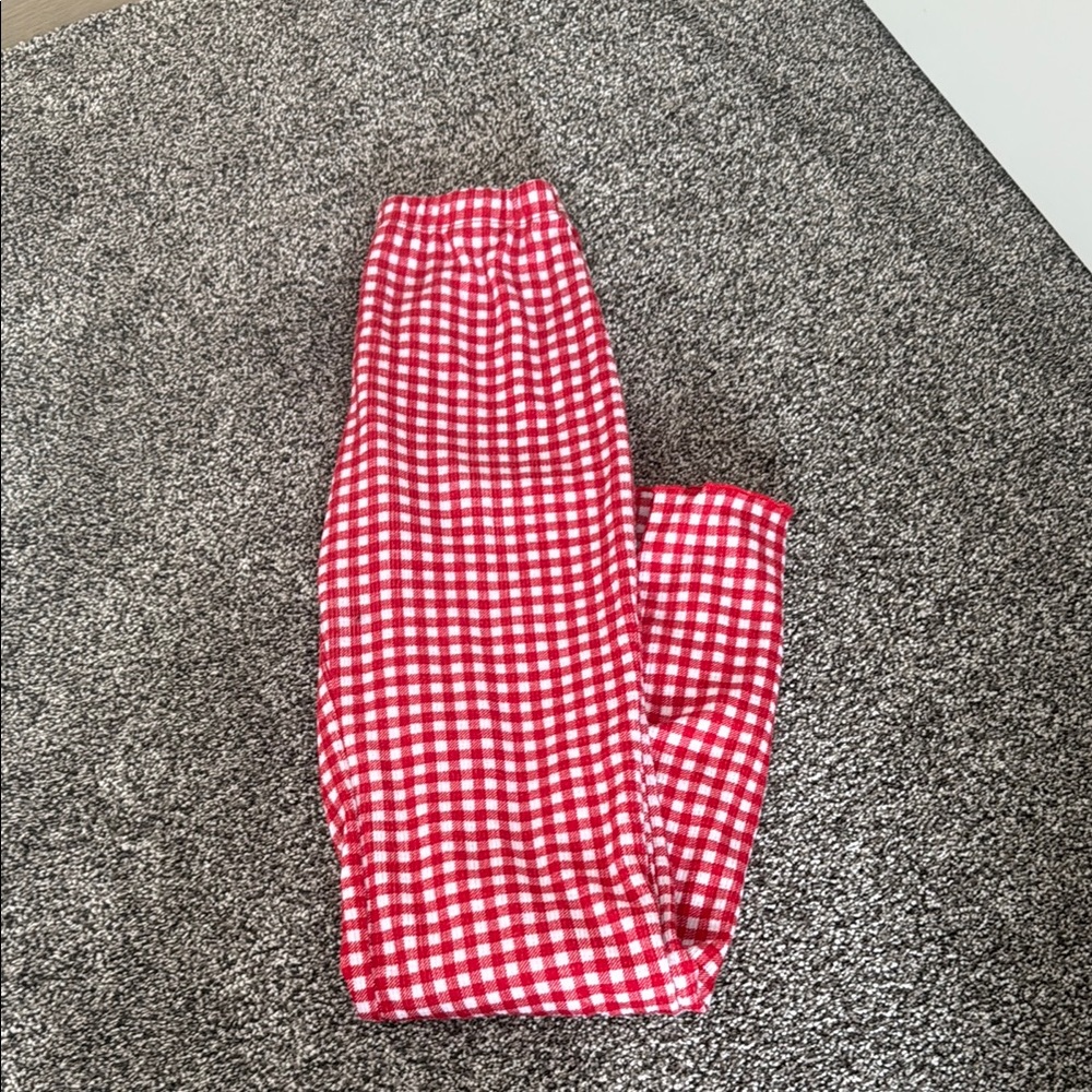 Red Gingham comfy pants